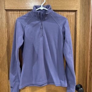 Mountain Hardwear Purple Fleece Quarter Zip Pullover Women’s Small